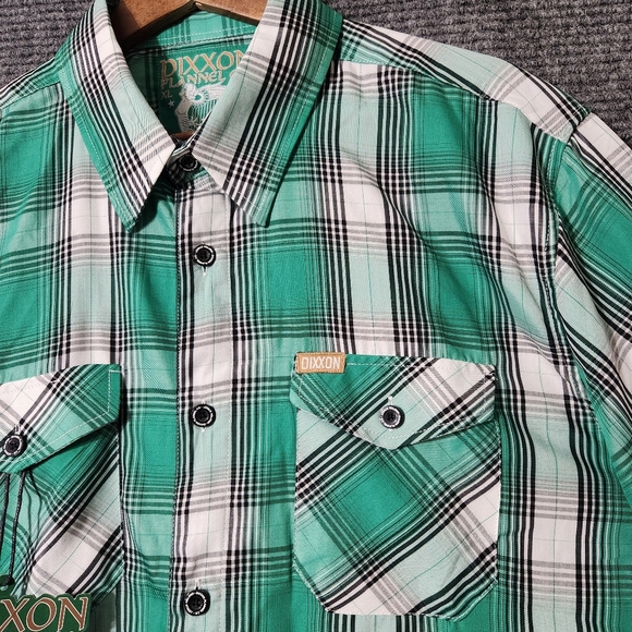 DIXXON Flannel Co. THE Grafton St Bamboo Blend Short Sleeve Shirt Sz XL - Picture 6 of 11
